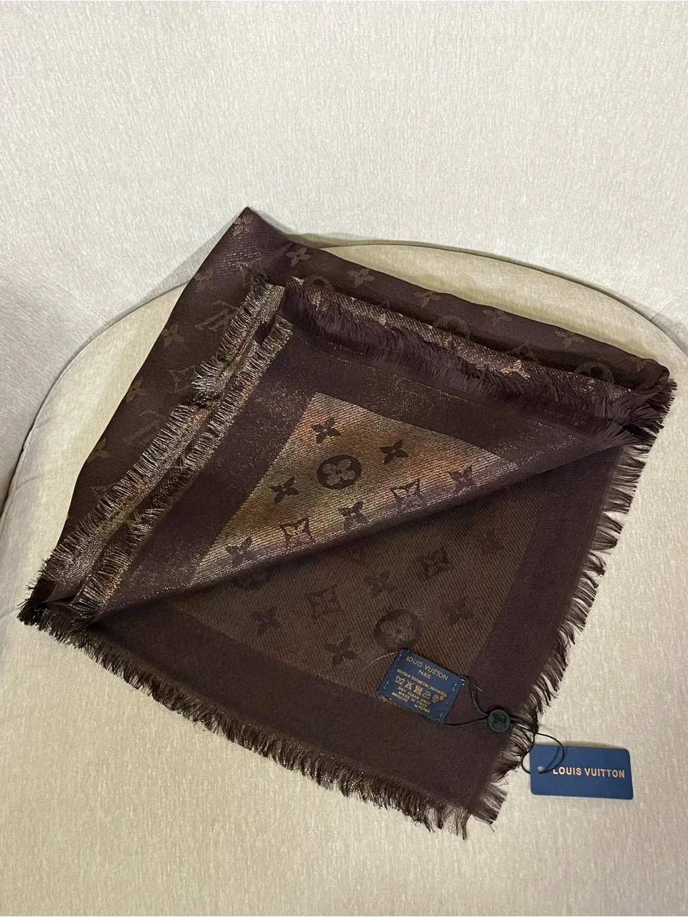 Brown scarf unisex